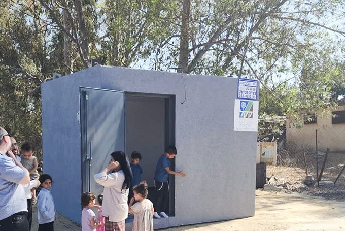 10 מיגוניות חדשות הוצבו ביישובי המועצה האזורית עמק יזרעאל